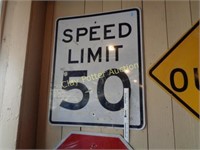 Metal Traffic Sign - Speed Limit 50