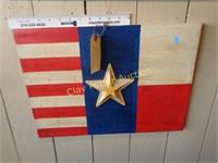 Hand Made Wooden Flag Decor