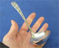 fancy sterling silver ladle (ornate floral handle)