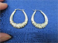 larger sterling silver earrings set