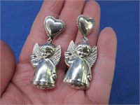 sterling silver "angel" earrings