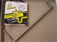 Plumber's Faucet Wrench & New Drain Snake