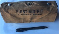 Vintage Roll-Up First Aid Kit