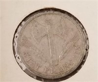 1943 1 Franc Coin