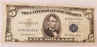 1954 $5 Silver Certificate
