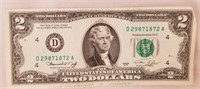 1976 $2 Dollar Bill