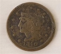 1846 Small Date Large Cent