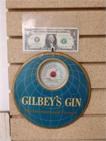 Vintage gibleys gin advertising button