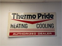 Vintage Thermo Pride Heating Cooling embossed