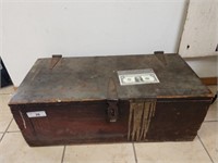 Antique wood tool box