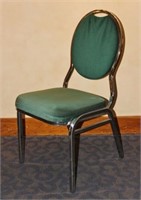 (30) METAL FRAMED STACKING CHAIRS