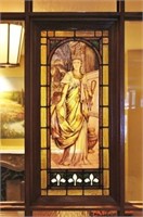 GRACES OF ANCIENT GREECE STAINED GLASS WINDOW