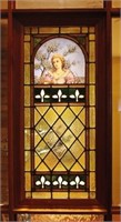 GRACES OF ANCIENT GREECE STAINED GLASS WINDOW