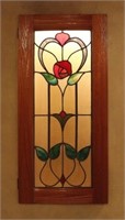 ART NOUVEAU STYLE STAINED GLASS WINDOW