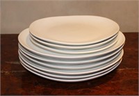 (9) SABINA OVAL PLATES