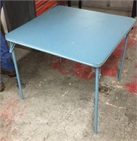 Blue Card Table