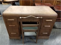 VTG ART DECO STYLE DESK AND CHAIR