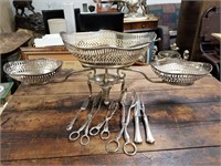 LOT OF SILVERPLATE ITEMS