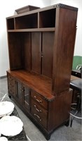 LARGE DRESSER AND HUTCH PIECE