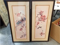 PAIR OF CHINESE FRAMED PRINTS