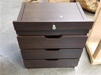 FOLD UP TOP / DRAWER JEWELRY CABINET