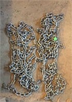 Small Set of Garden Tractor Tire Chains
