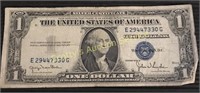 Blue Seal Silver Certificate One Dollar