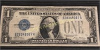 Blue Seal Silver Certificate One Silver Dollar