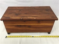 Small cedar chest.