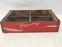 Vintage Coca-Cola wood box.