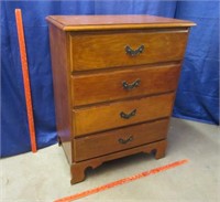 smaller antique 4-drawer chest (35in tall)