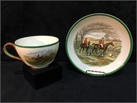 “The Huntsman” by Copeland Spode- Saucer and