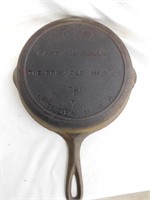 Griswold Victor cast iron skillet, No. 7, 721 B