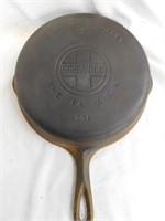Griswold cast iron skillet, No. 7, 701