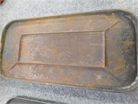 Griswold cast iron griddle, 21" x 10"