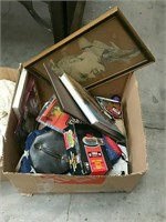 Box of pictures baseball cards Etc