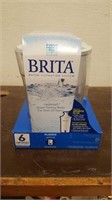 Brita Water  Filtration System 6 Cup Pitcher- New