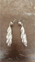 Pair of Dangle Earrings- Marked 925