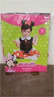 Minnie Mouse Costume- Size 12-18months- New