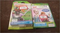 (2) Leapfrog Games- Frozen & Turtles- New