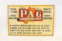 P-A-G Feed & Farm Supply Tin Sign