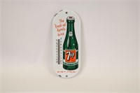 Drink 7up Porcelain Thermometer