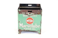 Marvelube Motor Oil Porcelain Oil Bottle Rack