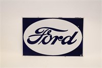 Porcelain Ford Script Sign