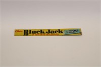 Adams Black Jack Chewing Gum Tin Tacker Sign