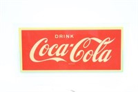 Coca-Cola Glass Advertising Sign
