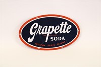 Porcelain Grapette Soda Sign