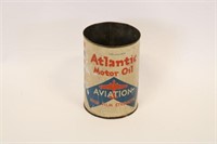 Atlantic Aviation 5 Quart Motor Oil Can