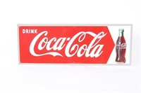 Drink Coca-Cola Arrow Tin Sign