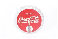 Coca-Cola Bottle Cap Tin Kay Displays Sign